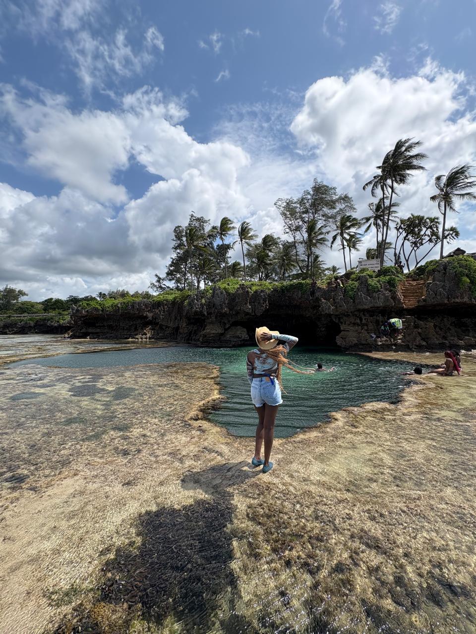 African Pool reef waters on the Kenyan coast